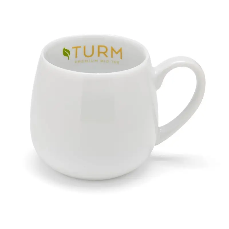 Turm Tee Porzellan Becher weiss 0.35 l