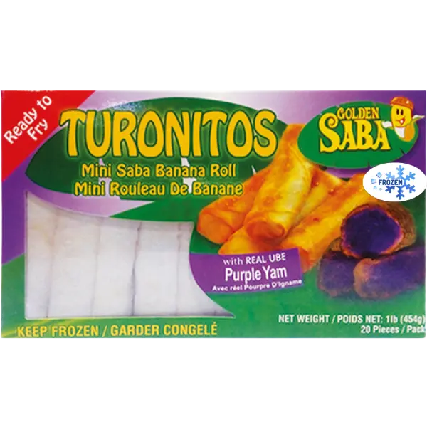 Turonitos - Mini Spring Rolls Banana & Yam - 454 g