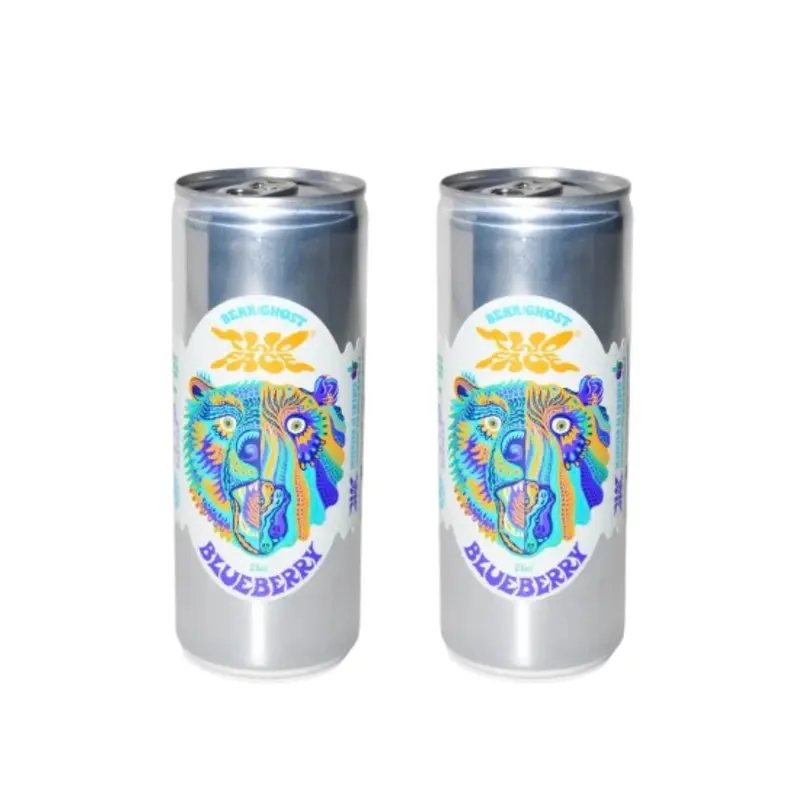 TWOFACE BLÅBÄRSSODA - CARBONATED BLUEBERRY SODA - 25 cl X 2