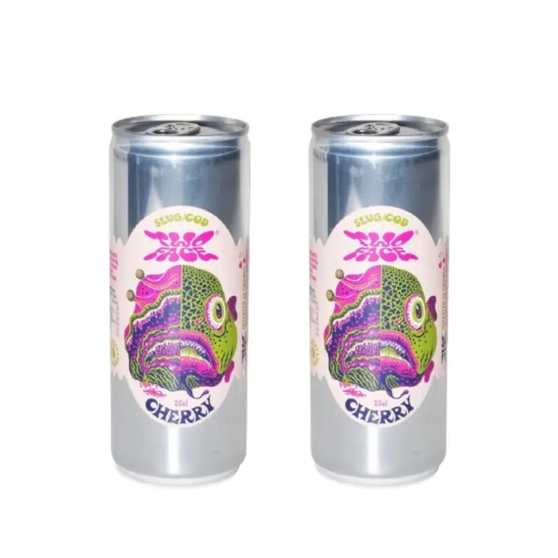 TWOFACE KÖRSBÄRSSODA - CARBONATED CHERRY SODA - 25 cl X 2