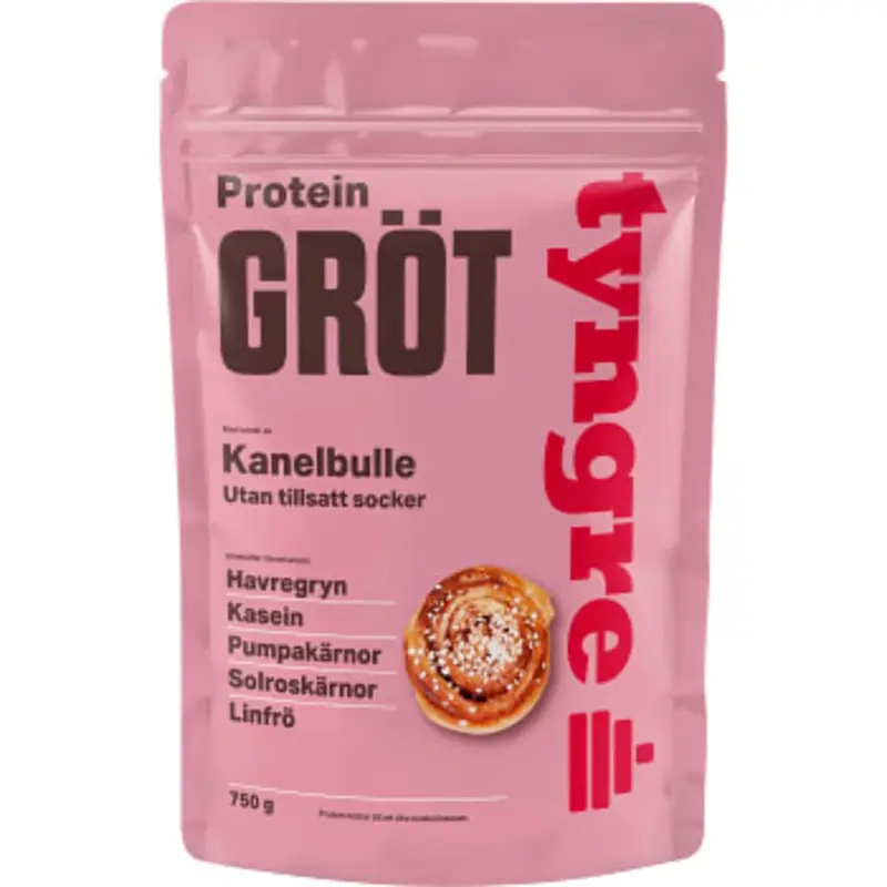 Tyngre Grötmix Protein Kanelbulle - Porridgemix Protein Cinnamonbun
