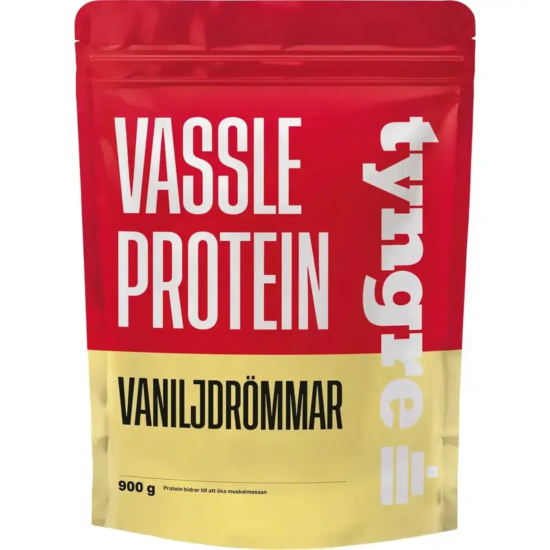 Tyngre Proteinpulver Vassle Vaniljdrömmar - Protein powder - 900g