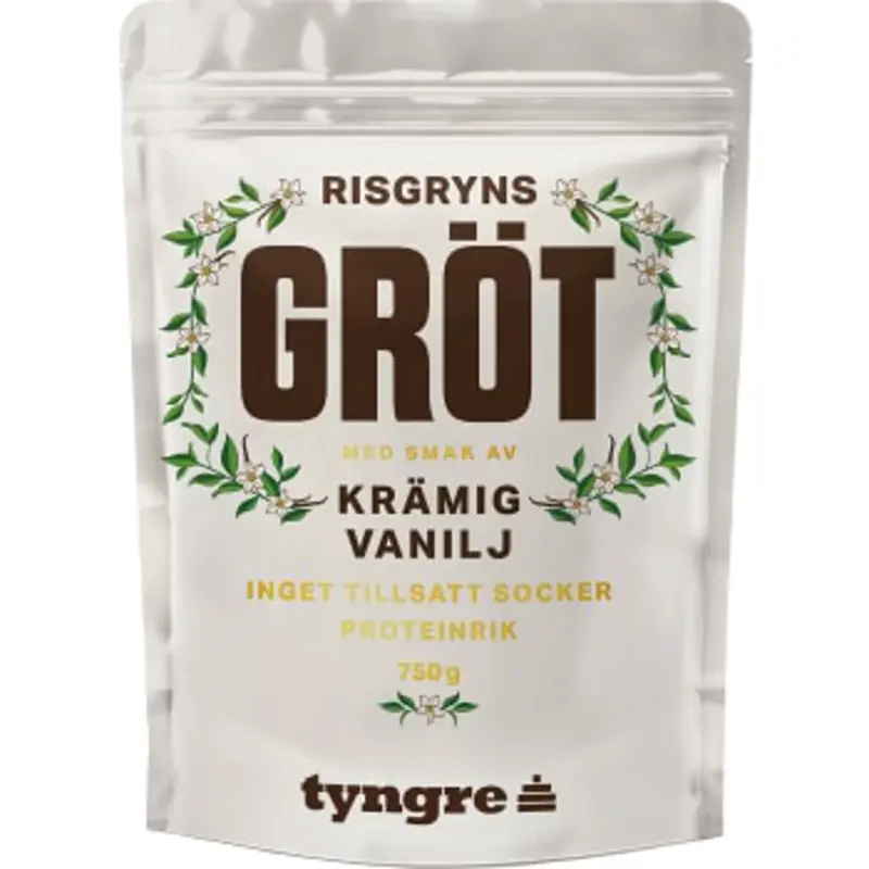 Tyngre Risgryns Grötmix Protein Krämig Vanilj - Rice Porridgemix Protein Creamy Vanilla