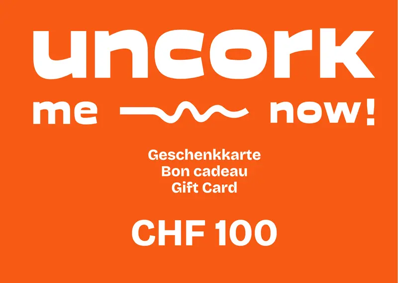 uncorkme-now! Geschenkkarte CHF 100