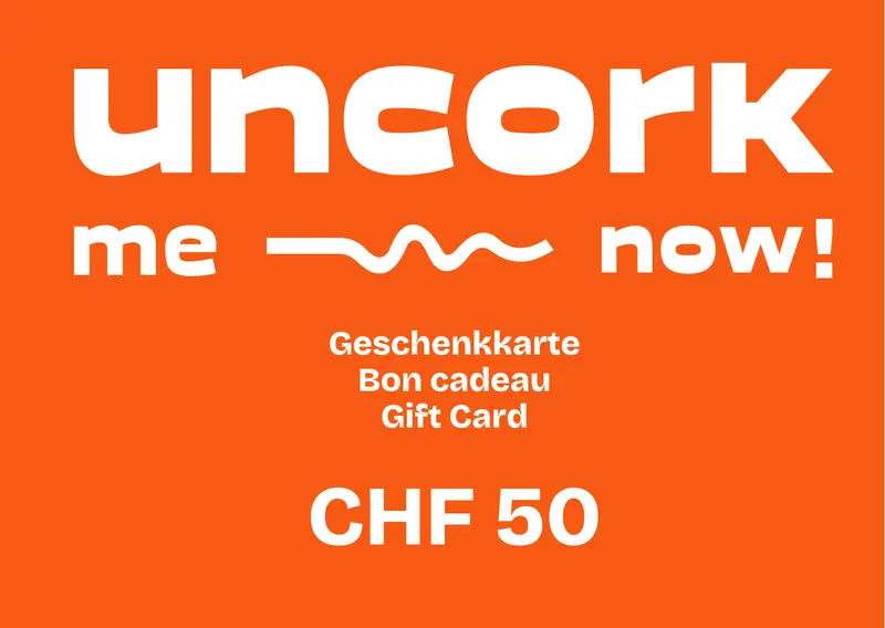 uncorkme-now! Geschenkkarte CHF 50