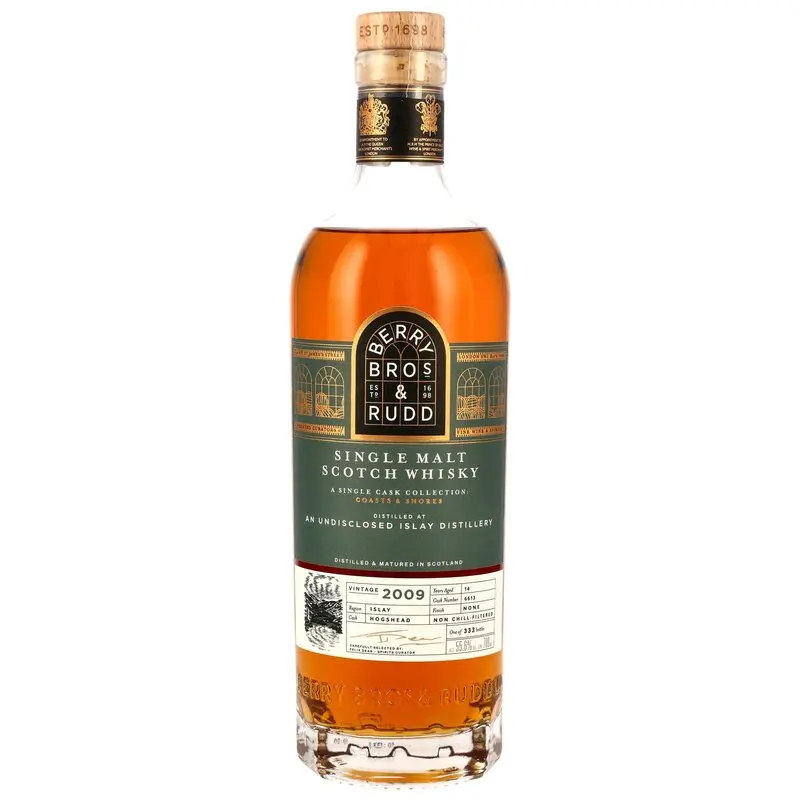 Undisclosed Islay 2009 - 14 y.o. - #6613 - Coasts & Shores (Berry Bros & Rudd)