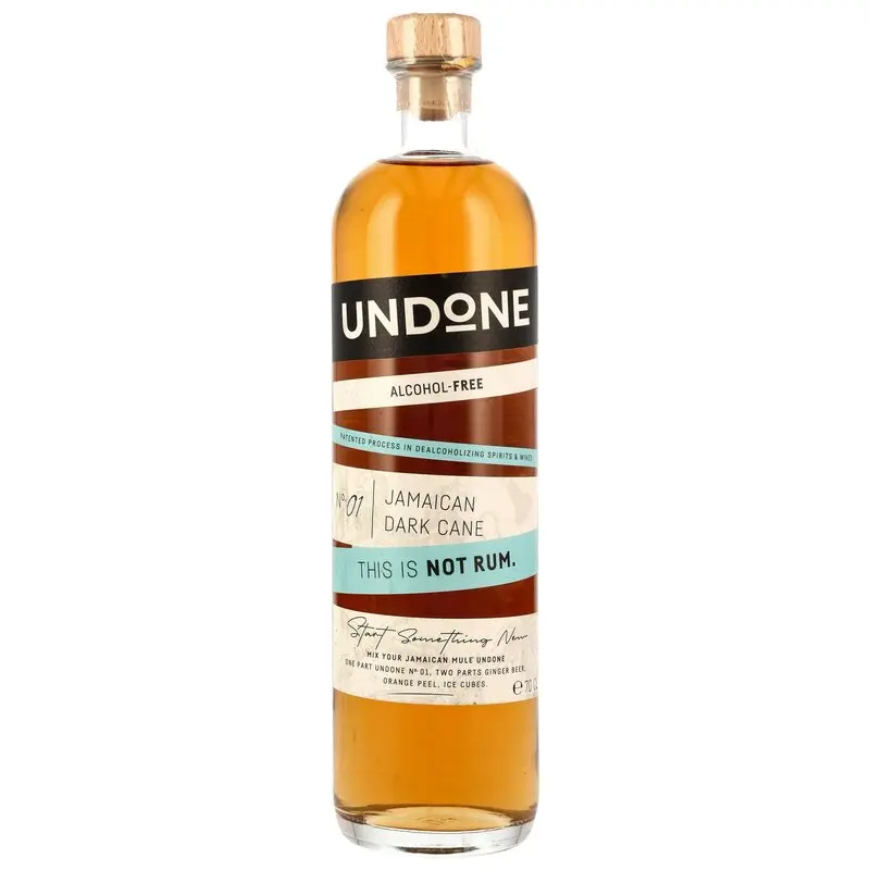 UNDONE No.1 Jamaican Dark Cane / Not Rum (alkoholfrei) - MHD Artikel