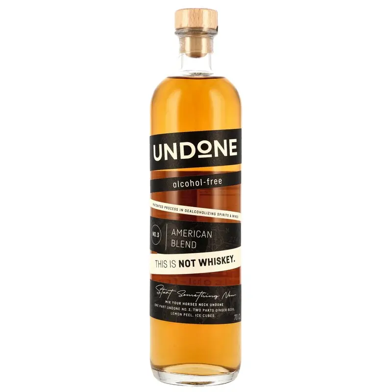 UNDONE No.3 American Blend / Not Whiskey (alkoholfrei) - MHD Artikel