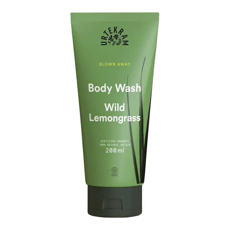 Urtekram - Body Wash Wild Lemongrass, 200ml