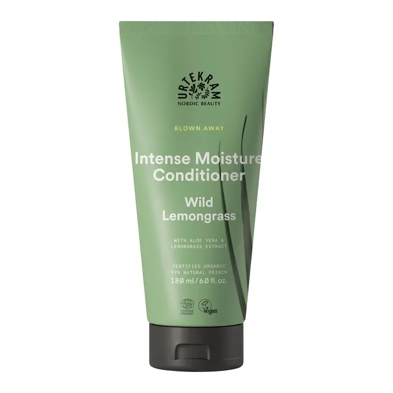 Urtekram - Intense Moisture Conditioner - Wild Lemongrass 180 ml