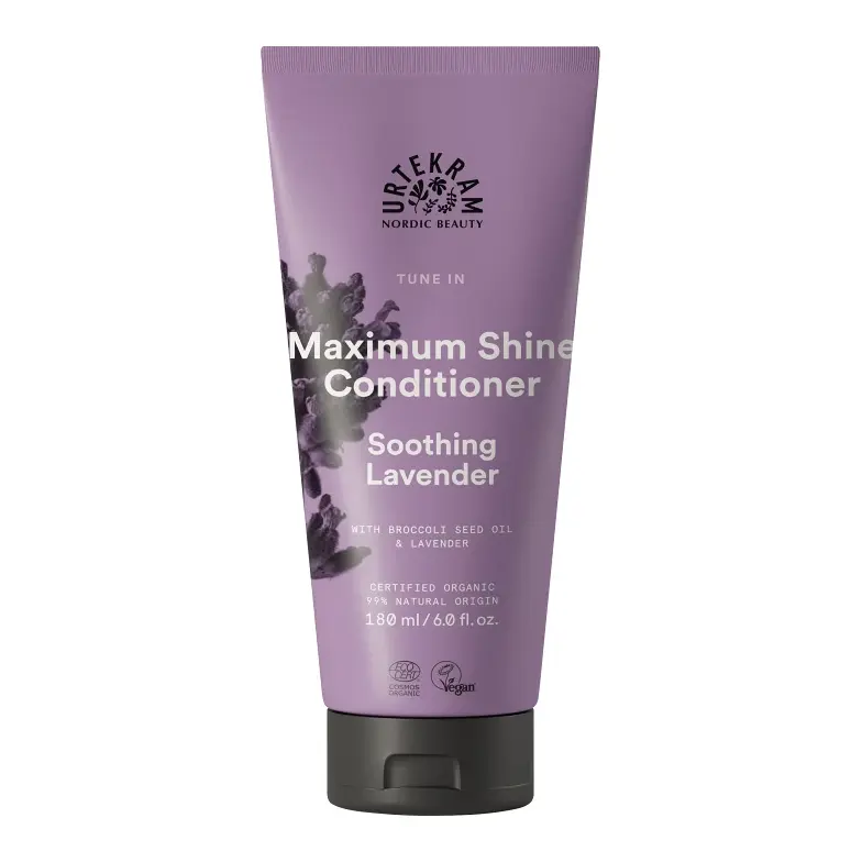 Urtekram - Maximum Shine Conditioner - Soothing Lavender 180 ml