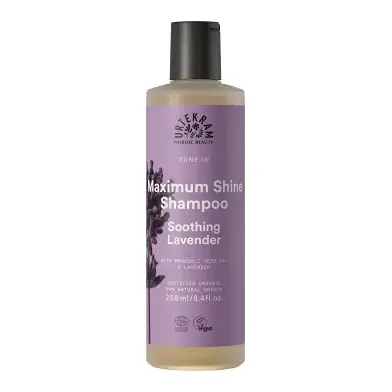 Urtekram - Maximum Shine Shampoo - Soothing Lavender 250 ml
