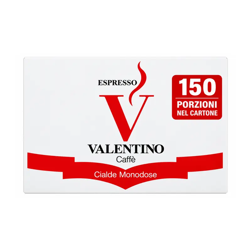 Valentino Kaffeepads Cialda Espresso – Italienischer Espresso in Bar-Qualität (VA01)