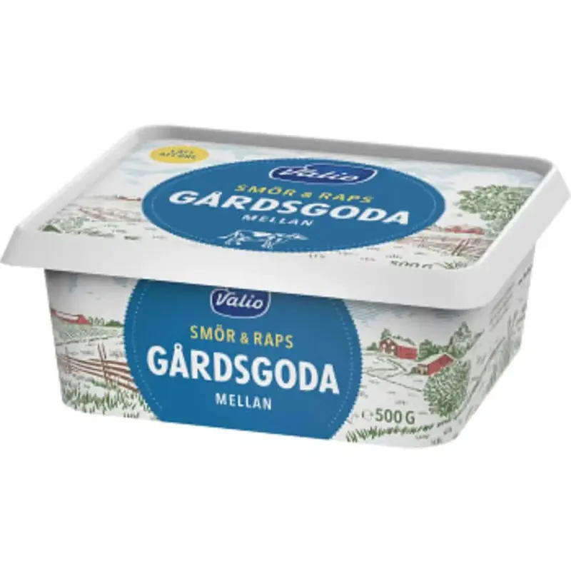 Valio Bredbart Smör Gårdsgoda Normalsaltat 57% - Spreadable Butter - 500g