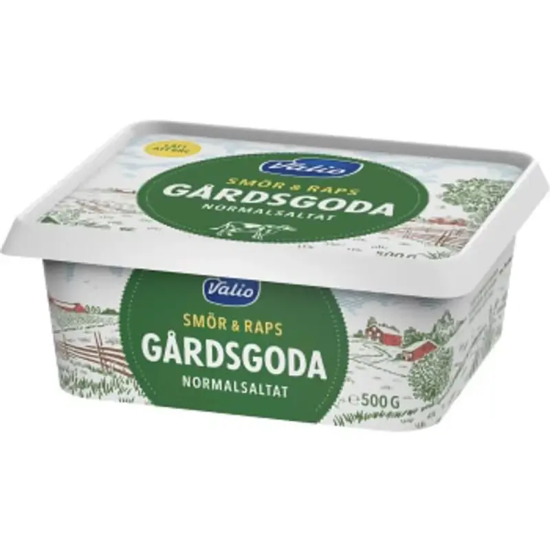 Valio Bredbart Smör Gårdsgoda Normalsaltat 75% - Spreadable Butter - 500g