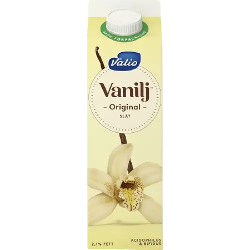 Valio Vaniljyoghurt 2,1% - Vanilla Yogurt 1l