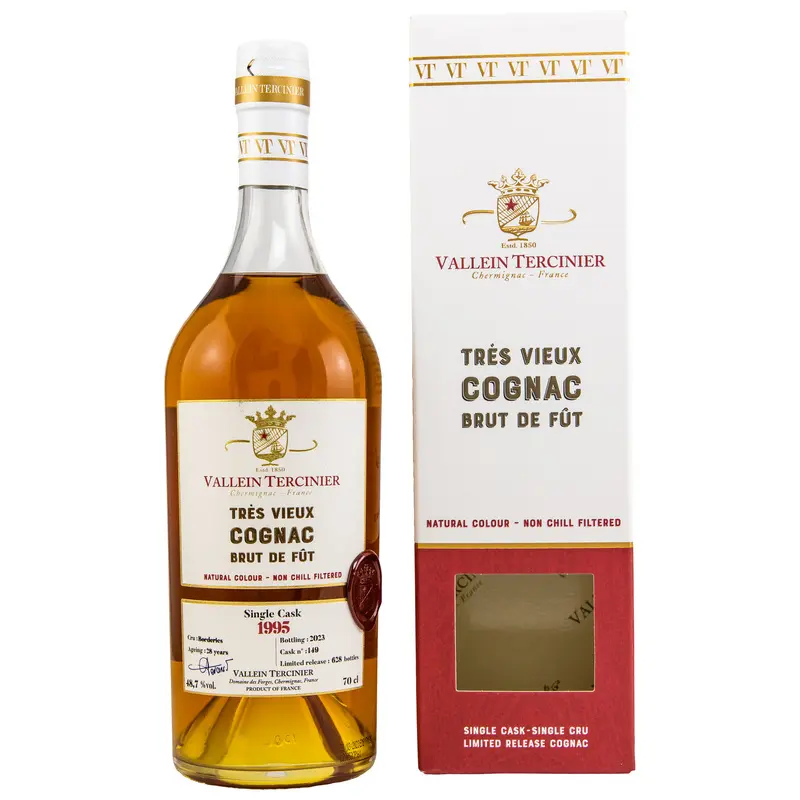 Vallein Tercinier Borderies 1995/2023 Millesime