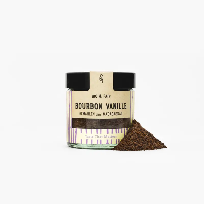 Vanille Pulver Bourbon Madagaskar BIO