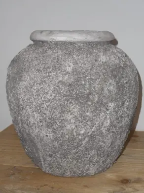 Vase braun/grau H 27cm