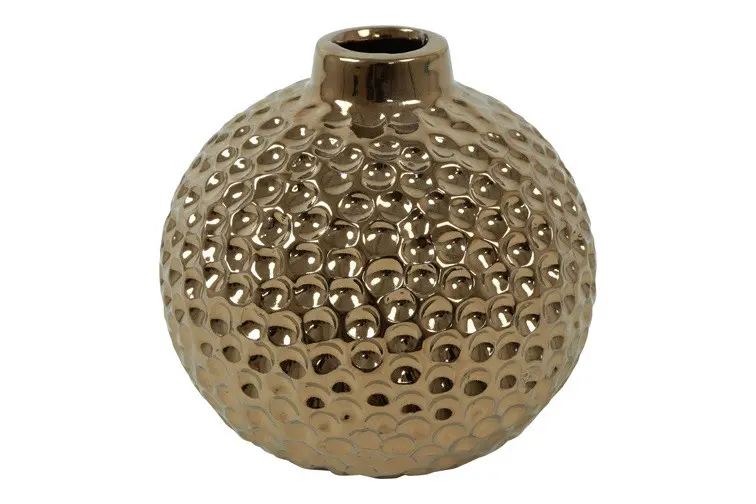 Vase gold H11,5cm