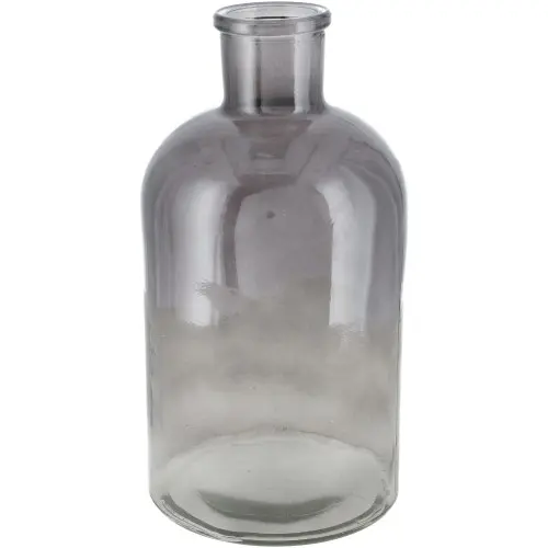 Vase grau H23cm