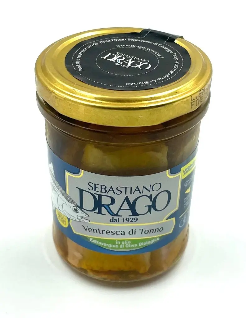 Ventrèche de thon à l'huile d'olive extra vierge bio