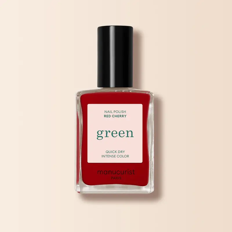 Vernis à ongles gamme Green™ rouge cerise intemporel (Red Cherry)