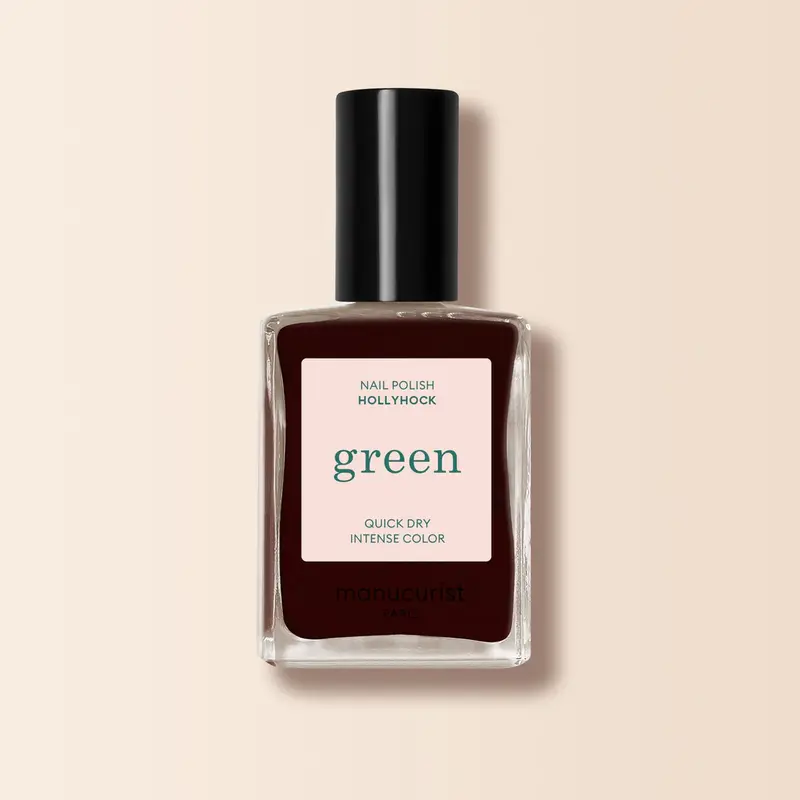 Vernis à ongles gamme Green™ rouge noir (Hollyhock)