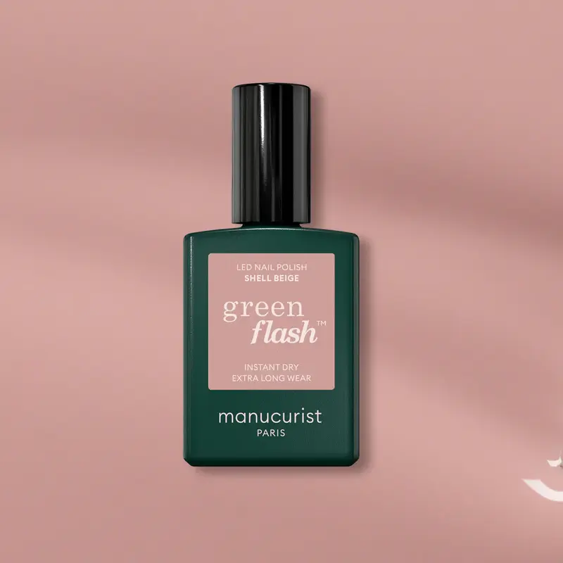 Vernis à ongles semi-permanent beigé rosé (shell beige)