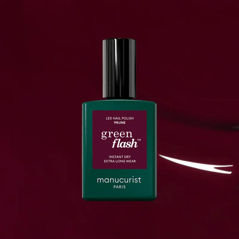 Vernis à ongles semi-permanent bordeaux lie de vin (Prune)