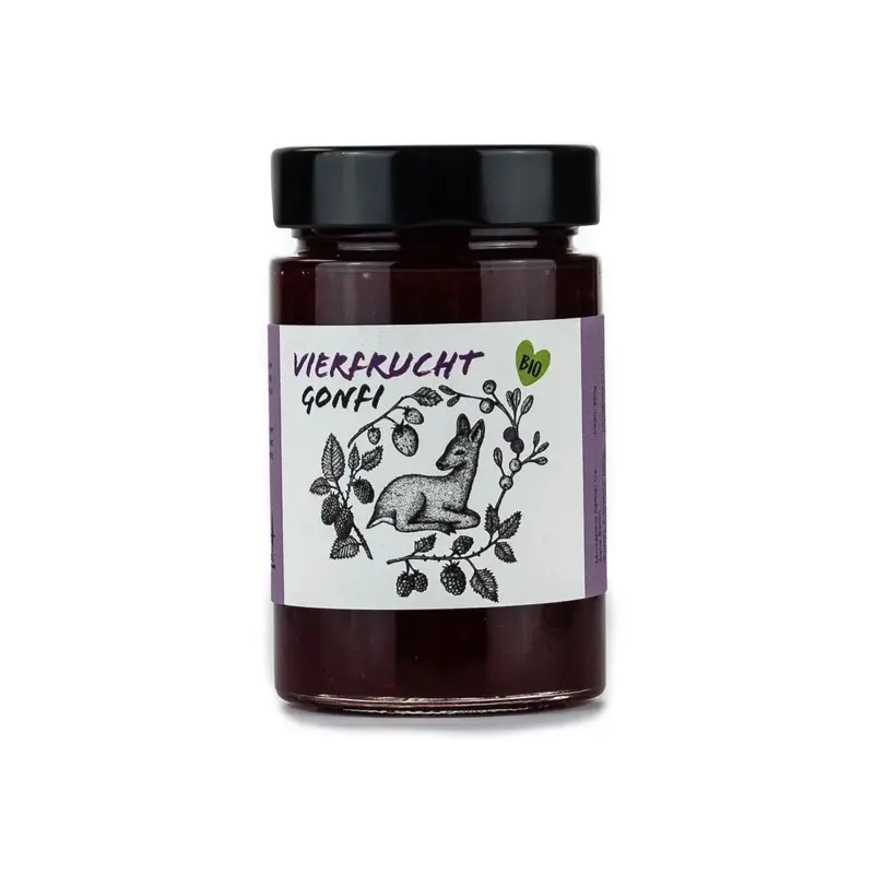Vierfrucht Konfitüre (Bio)
