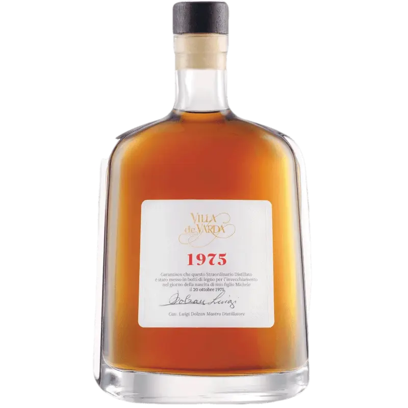 Villa de Varda Grappa Stravecchia Di Vino 1975