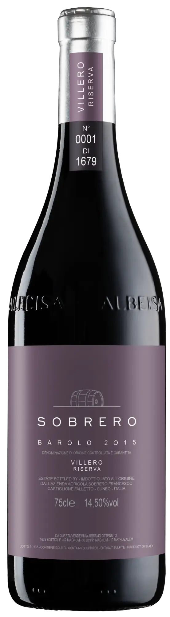 Villero Riserva Barolo DOCG 2015 75cl