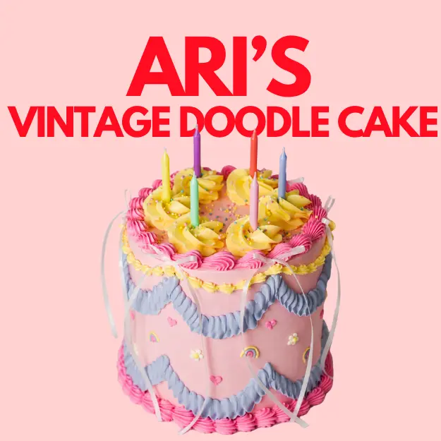 Vintage Doodle Torte
