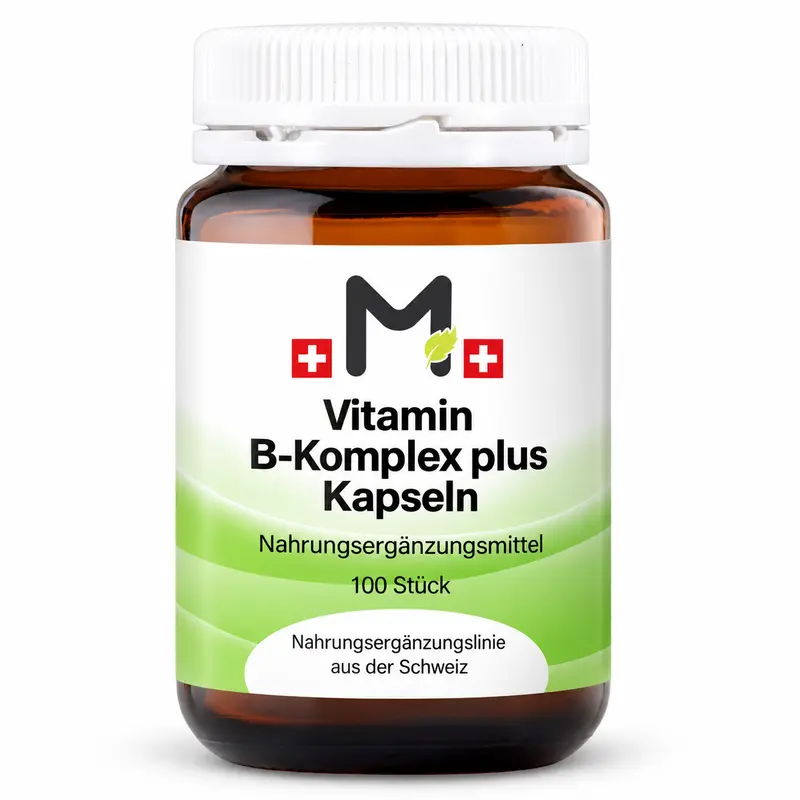 Vitamin B-Komplex plus Kapseln – 100 Stück