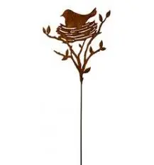 Vogel rost im Nest H 160cm