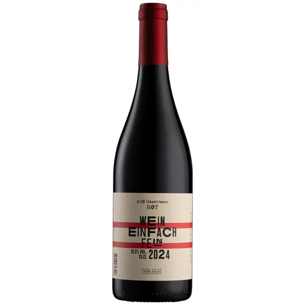 von Salis Wein einfach fein Rot AOC Graubünden 2024 - 75cl