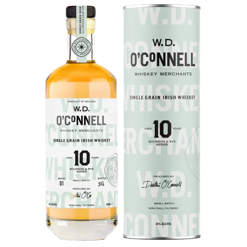 W.D. O'Connell 10 Jahre Single Grain Whiskey 0,7 l