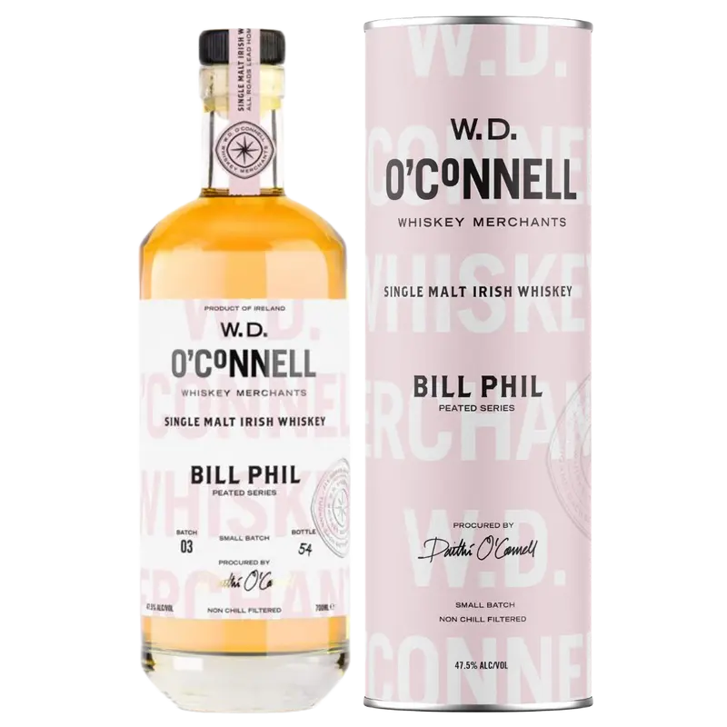 W.D. O'Connell Bill Phil Peated Single Malt Whiskey 0,7 l