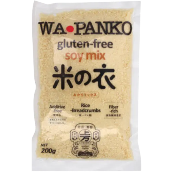 Wa-Panko Gluten-Free Rice Breadcrumbs (Soy Mix) – 200 g