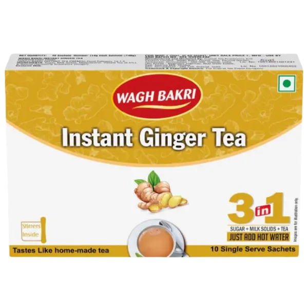Wagh Bakri Instant Ginger Tea - 140 g