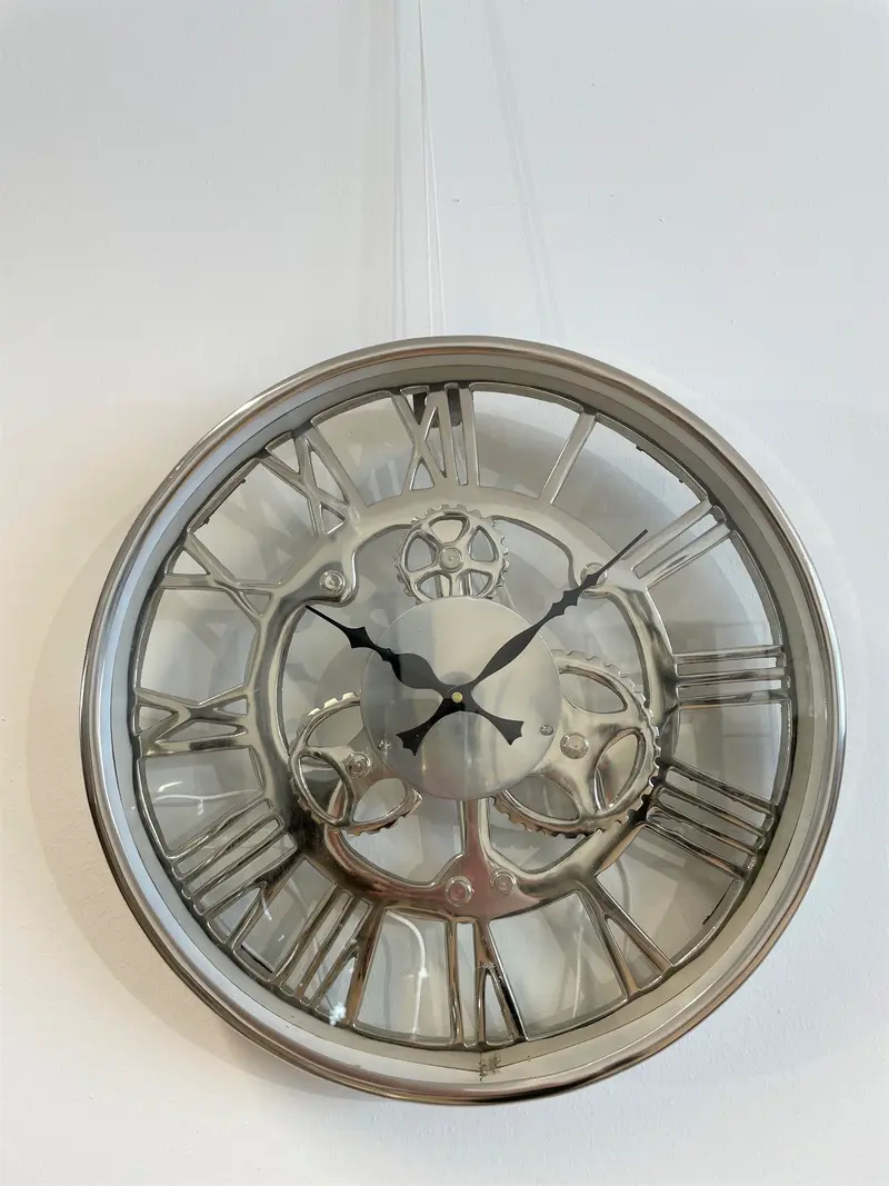 Wanduhr nickel