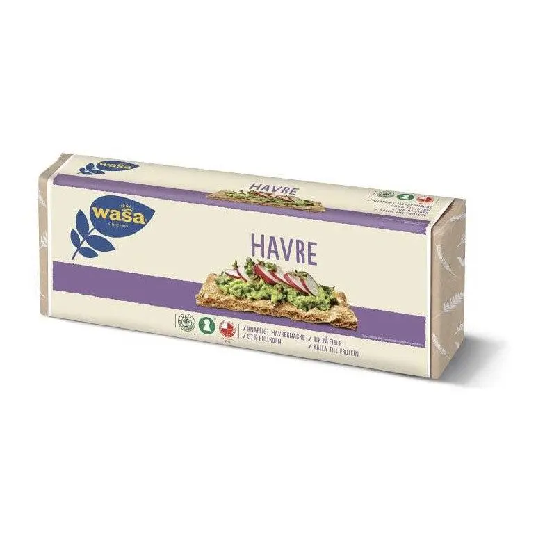 Wasa Knäckebröd Havre 560g - Brownbaked Crispbread Oat 560g
