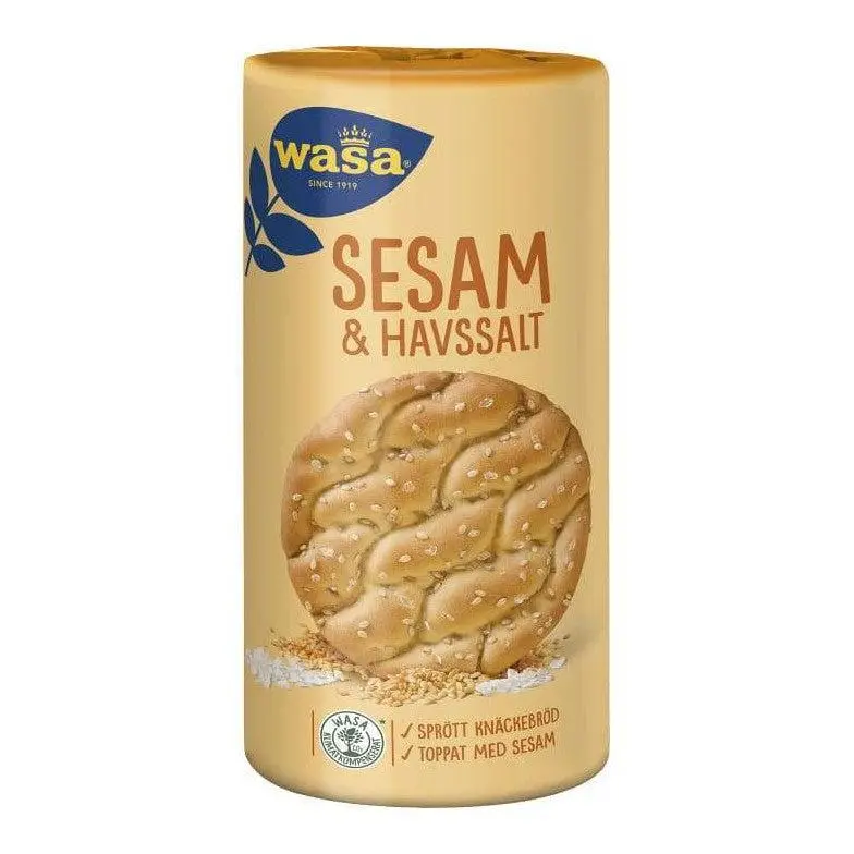 Wasa Knäckebröd Runda Sesam & Havssalt - Crispbread Sesame & Sea salt 290 g