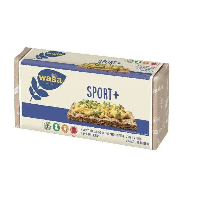 Wasa Sport + - Rye Crisp Bread Sport + 420g