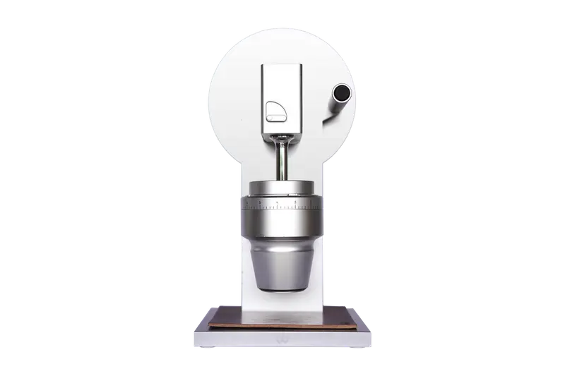 Weber Workshops HG-2 Silber 83 mm Konisches Mahlwerk Premium Manuelle Kaffeemühle