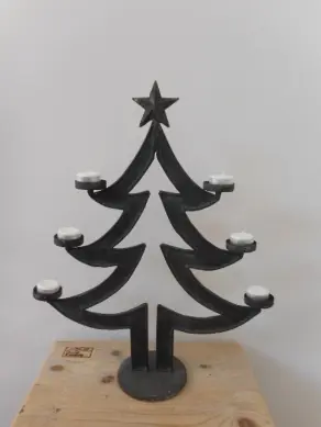 Weihnachtsbaum Metall 6 Halter H 53 cm
