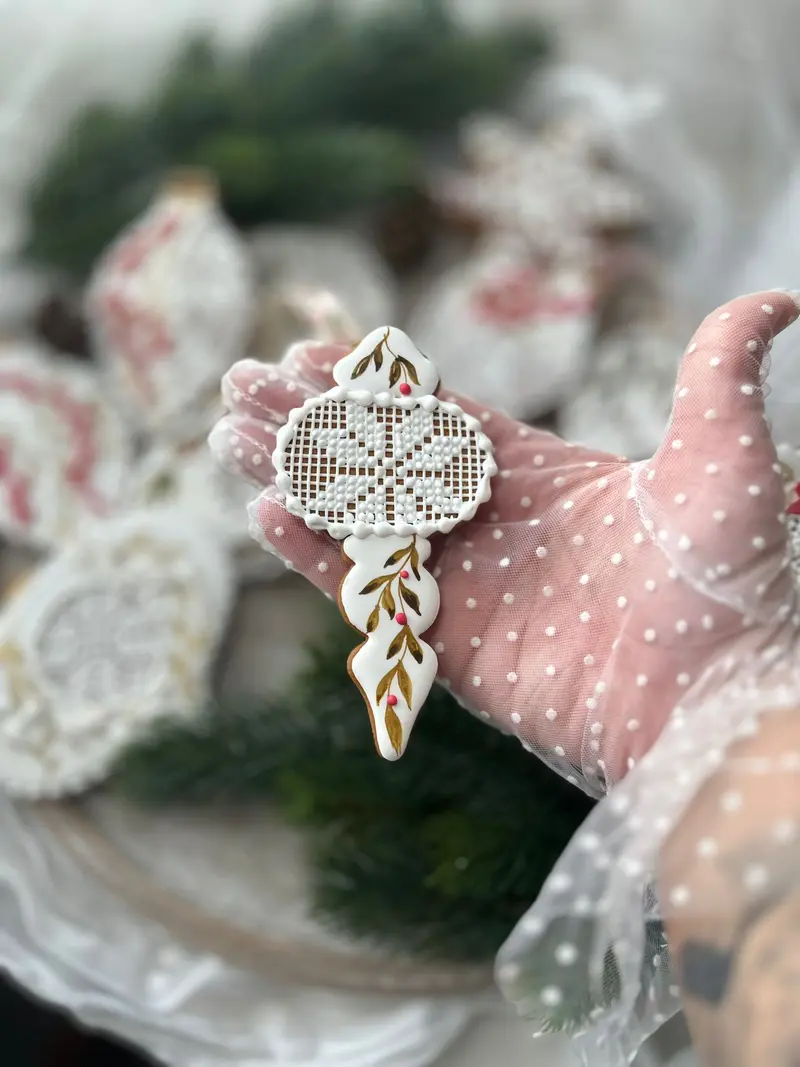 Weihnachtskekse. Set aus 10 Cookies