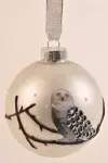 Weihnachtskugel Glas div. Tiersujet