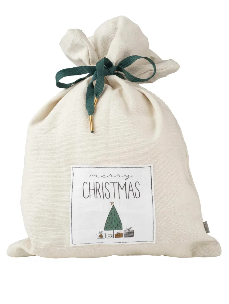 Weihnachtssack beige